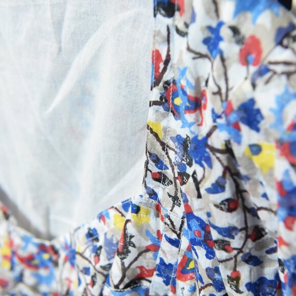 MARANT ETOILE DAMIANI FLORAL PATTERN MIDI SKIRT - Picture 10 of 16